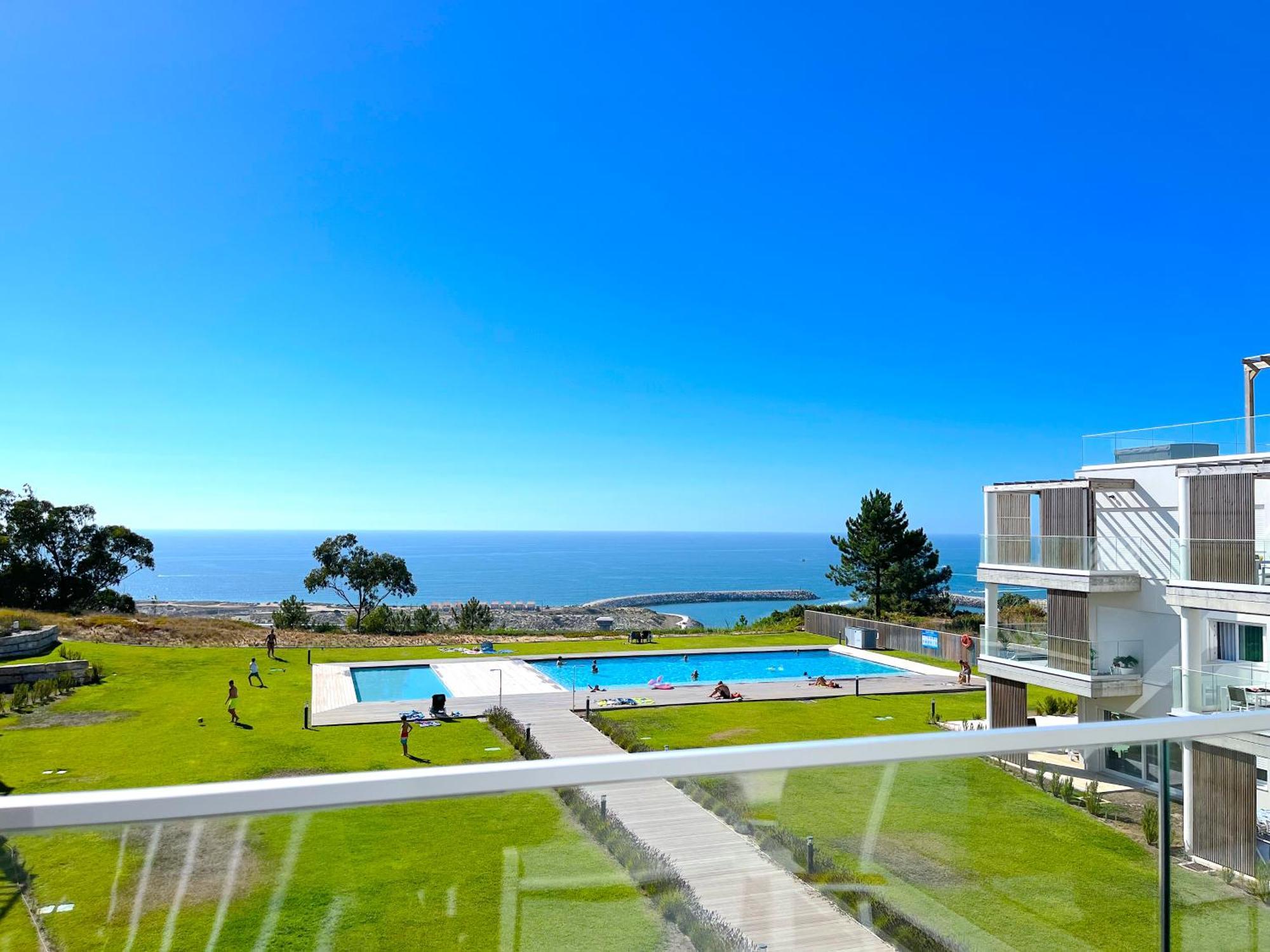 Mar A Vista - Condominium With Pool, Gym And Sea Views Ναζαρέ Εξωτερικό φωτογραφία