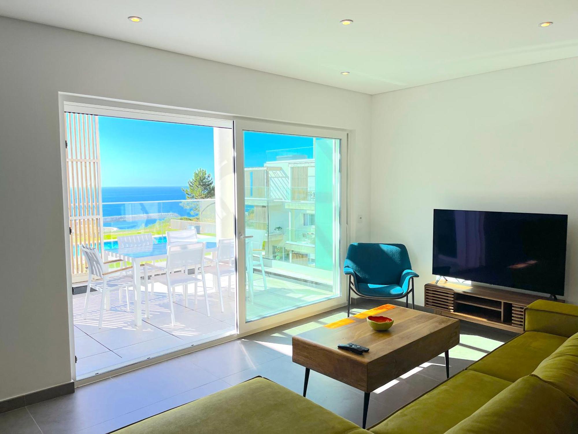 Mar A Vista - Condominium With Pool, Gym And Sea Views Ναζαρέ Εξωτερικό φωτογραφία