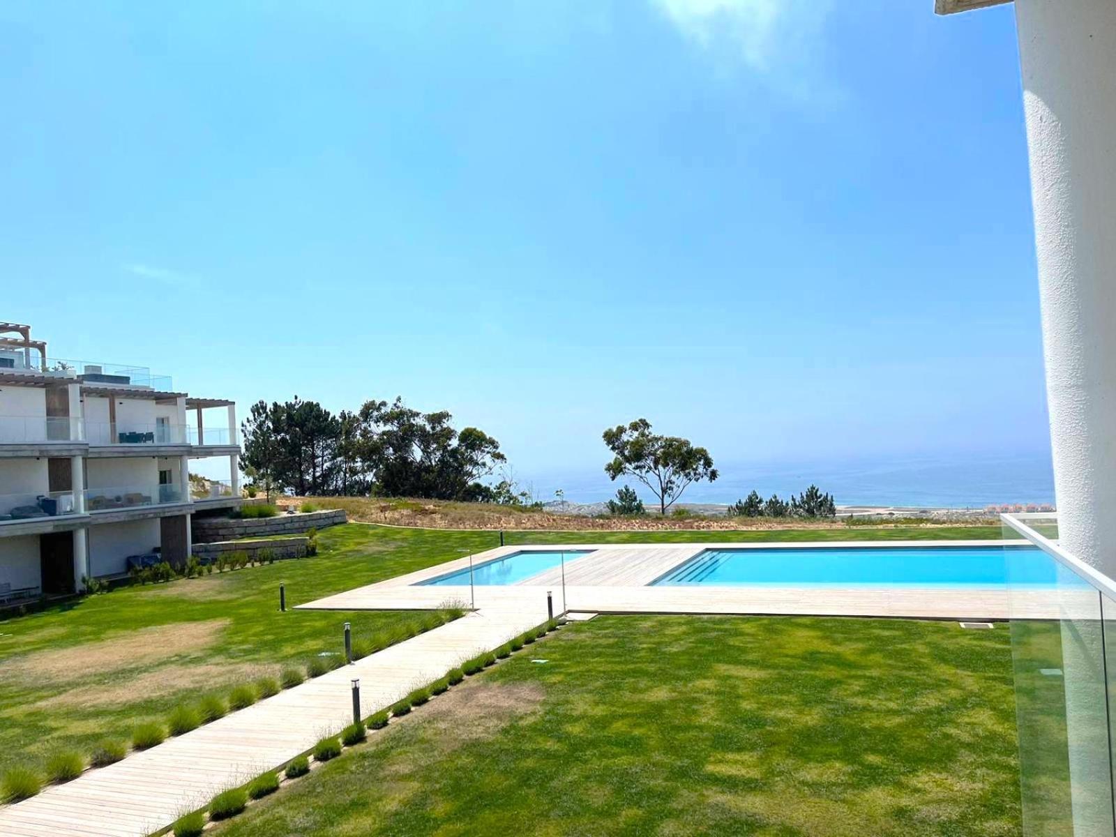 Mar A Vista - Condominium With Pool, Gym And Sea Views Ναζαρέ Εξωτερικό φωτογραφία