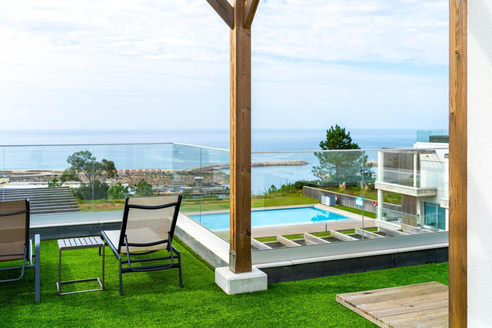 Mar A Vista - Condominium With Pool, Gym And Sea Views Ναζαρέ Εξωτερικό φωτογραφία